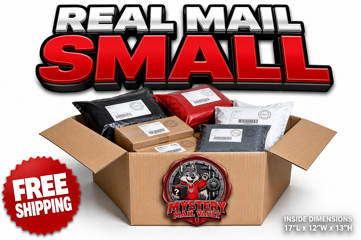Mystery Mail Box— SMALL 16 x 12 x 10"